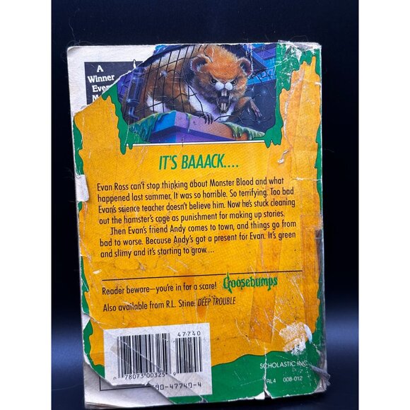 Goosebumps R.L. Stine Lot 5 Books #16 #18 #20 #22 #29 Horrorland Monster Blood - Picture 12 of 16